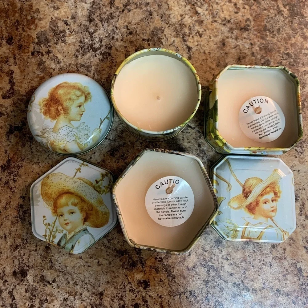 Candle Tins Country Time